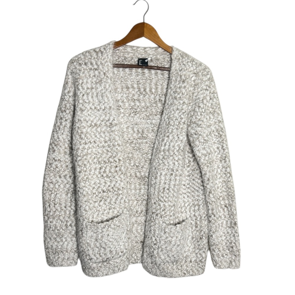 NWOT Love Token Fuzzy Open Front Cozy Cardigan Size M